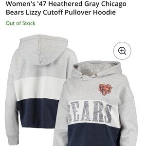 '47 CHICAGO BEARS vintage sweatshirt with hoodie.